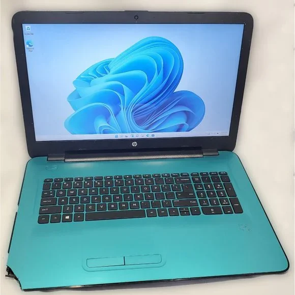 Blue HP 17-x002cy Intel Core i3 6100U 2.3 GHz 12 GB RAM 120 GB SSD Win11 Charger