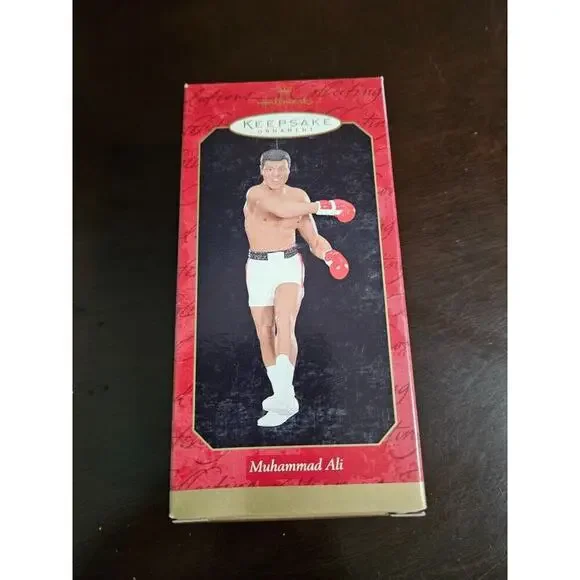 MUHAMMAD ALI - 1999 Hallmark Keepsake CHRISTMAS Ornament - NEW in original box!