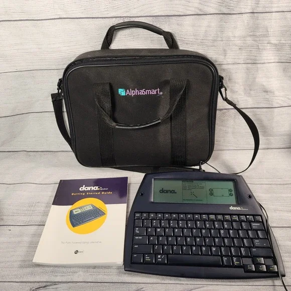 AlphaSmart Dana Palm OS Laptop Word Processor with Case Stylus Manual