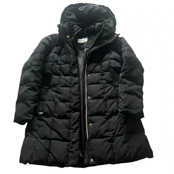 Cole Haan Signature Zip-Front Puffer Coat Size S/P