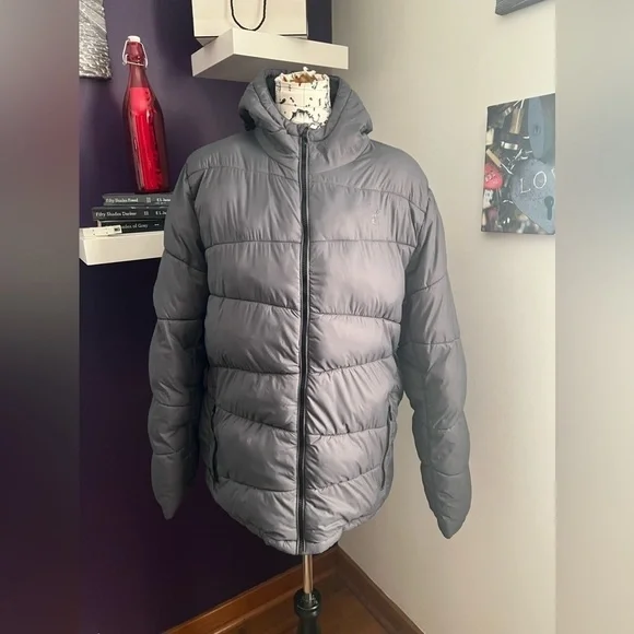 SPYDER Gray Puffer Jacket