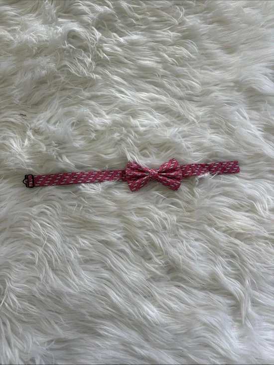 Vineyard Vines Pink Geometric Adjustable Bow Tie