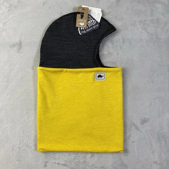 NWT Turtlefur Baclava Scard Spring Skiing‎ Snowbaord Yellow Grey Mountain Winter
