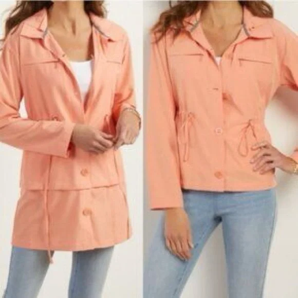 Soft Surroundings Go Lively Convertible Jacket Womens Large (14-16) NWT