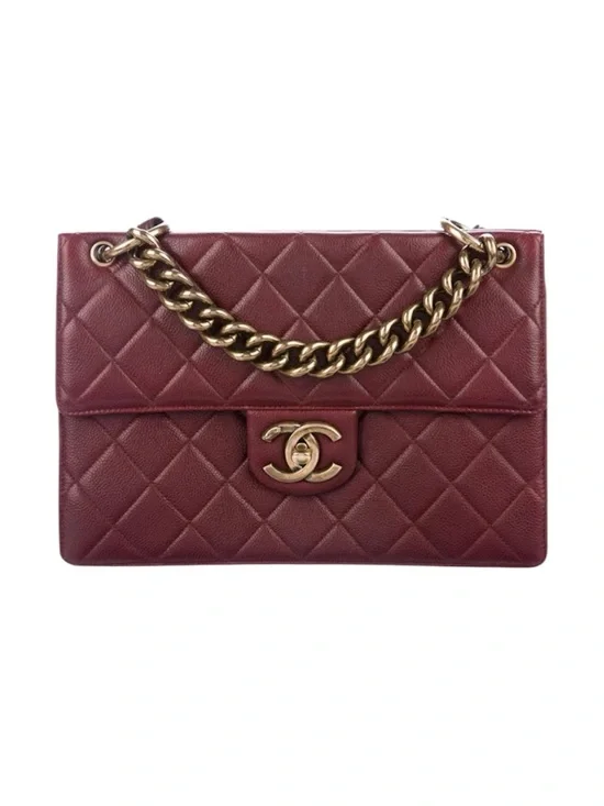 CHANEL Paris-Edinburgh Caviar Flap Bag