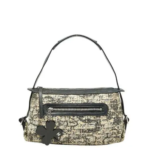 CHANEL Black Leather Love Shoulder Bag