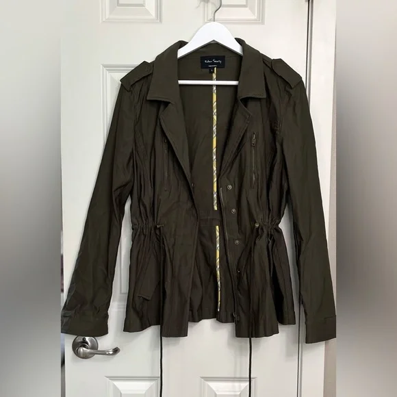 Eden Society Laysha Drawstring Cargo Jacket NWOT