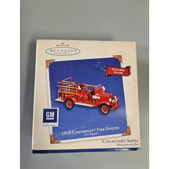 Hallmark Keepsake Fire brigade series 2003 #1 1929 Chevrolet Fire Engine