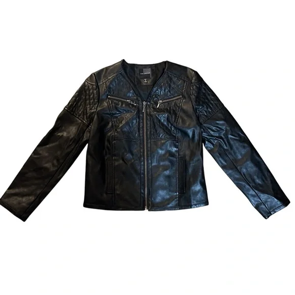 The Limited Faux Leather Moto Jacket