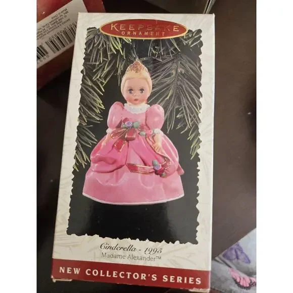 1995 Hallmark Cinderella Madame Alexander Christmas Holiday Doll Ornament
