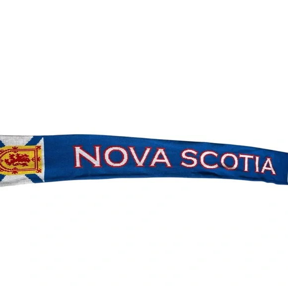 Vintage Nova Scotia Knit Scarf – Coat of Arms – 60”
