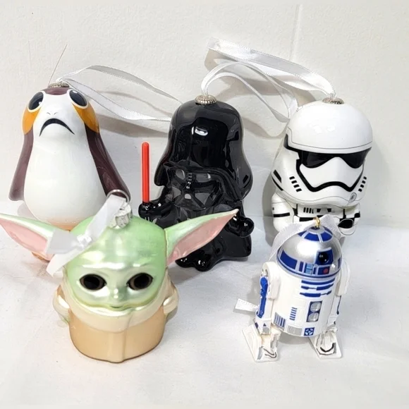 Hallmark Disney Star Wars Set of 5 Ornaments