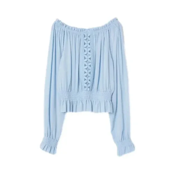 H&M Crinkled Blouse NWT