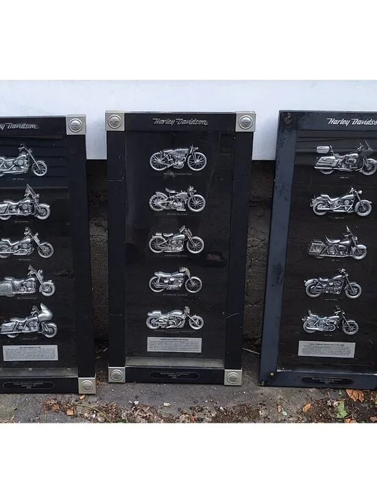 harley davidson shadow box dealership display edison Three 1990s-2008
