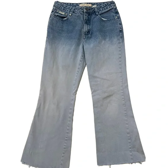 Zana Di Juniors 7 ombré jeans vintage flare 90s Y2K punk grunge