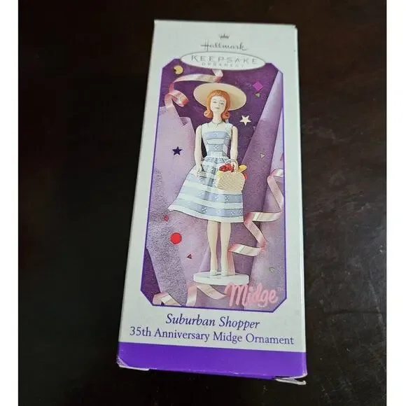 Hallmark Keepsake 1998 MIDGE Suburban Shopper-35th Anniversary Ornament in box