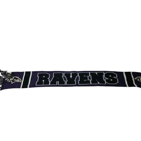 NFL‎ Baltimore Ravens '47 Brand Knit Scarf - NWT Purple/Black