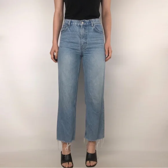 Reformation Straight Wide Leg Jean‎ Montauk Jeans Size 26 Denim