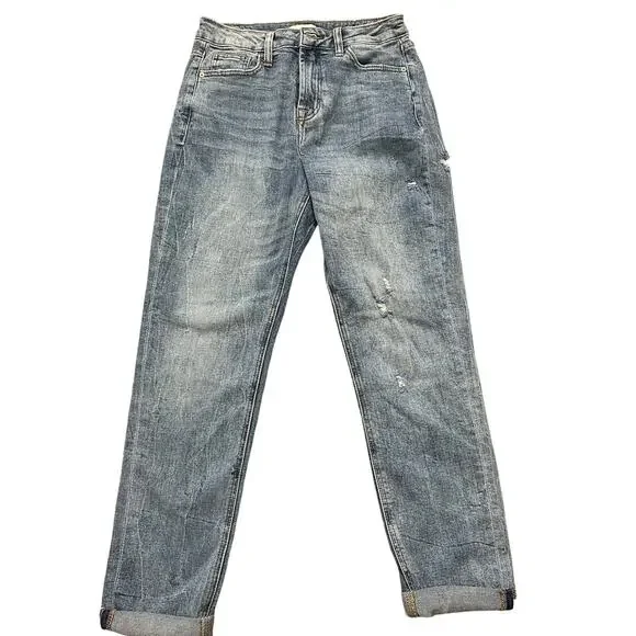I&M JEANS Women's High-Rise Roll Up Jeans Size 3