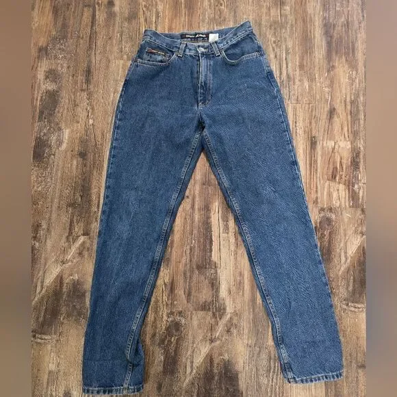 Vintage 90s DKNY Classic High Waist Jeans, Size 10. Made in USA, 100% Cotton