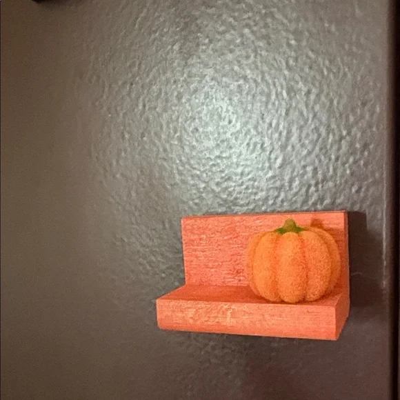 Orange Pumpkin Magnet Decor