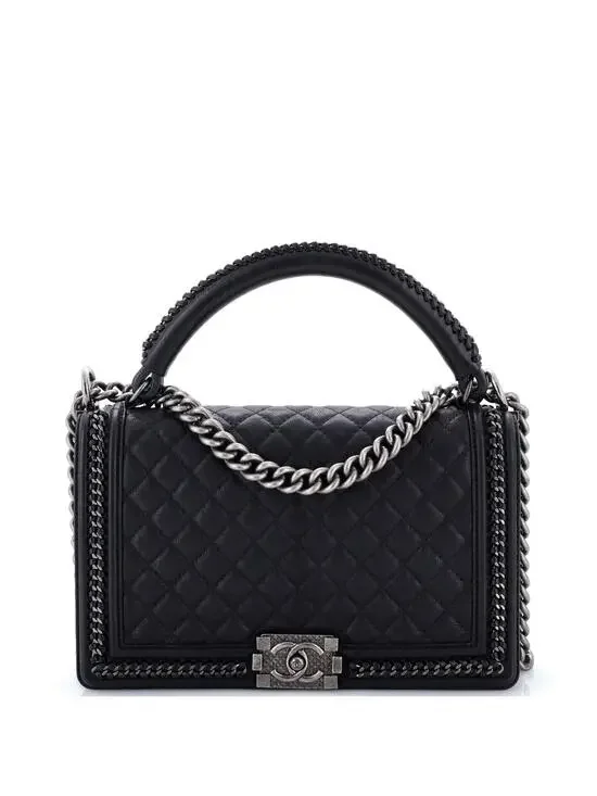 Chanel Chain Handle Boy Flap Bag #287611C46B