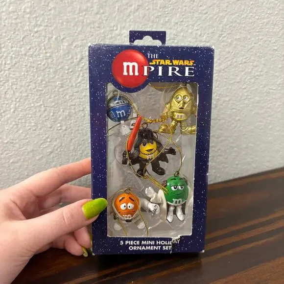 2005 VTG Kurt S. Adler Star Wars Mpire Strikes Back M&M Mini Ornament Set Empire
