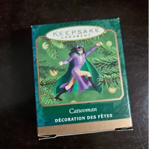 2000 Vintage Hallmark Keepsake Miniature Ornament Catwoman Batman Series