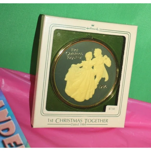 Hallmark 1st Christmas Together Vintage 1984 Holiday Ornament QX3404