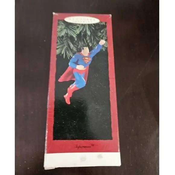 Vintage 1993 Hallmark Superman Superhero Keepsake Christmas Ornament w/Box