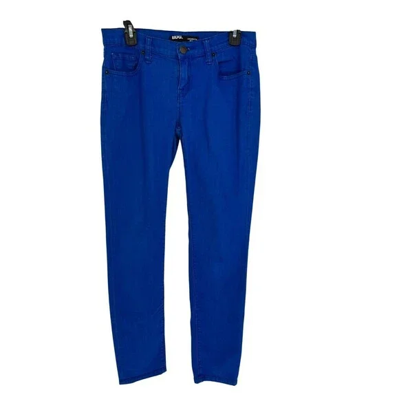 BDG Pants Women's Size 29 x 30 Blue Cigarette Mid Rise Cotton Blend