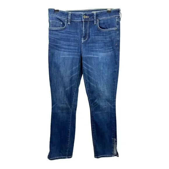 PILCRO AND THE LETTERPRESS ANTHROPOLOGIE Women’s Stet Slit Hem Jeans Blue 29