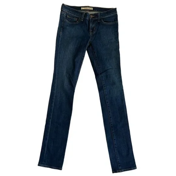 J Brand Low Rise Dark Rinse Skinny 98% cotton Jeans SZ 26