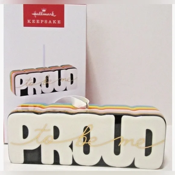 Hallmark 2023 PROUD to be me Pride Holiday Ornament Brand NEW in box