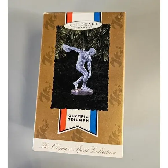 Hallmark Keepsake Ornament Vintage 1996 Atlanta Olympic Triumph Greek Discus