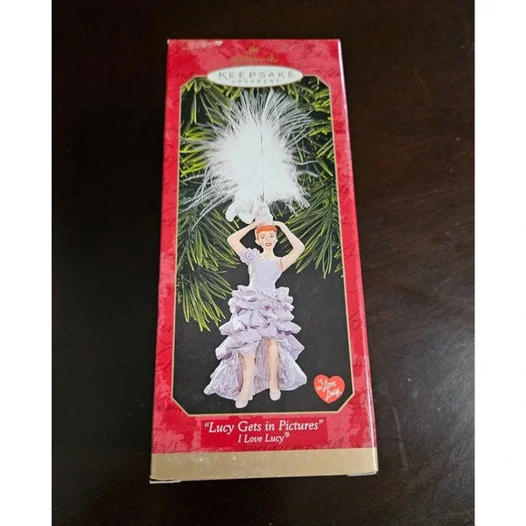 Hallmark Keepsake 1999 I Love Lucy Gets in Pictures Ornament New in Box