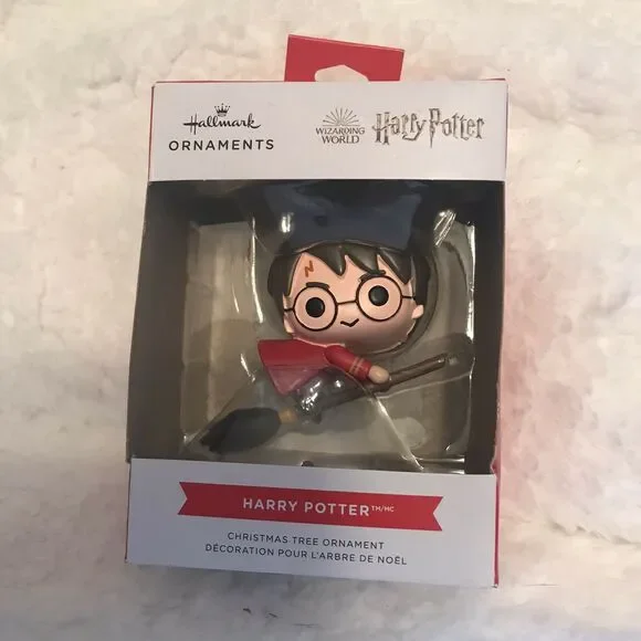 Hallmark Harry Potter On Broom Christmas Tree Ornament X-Mas Wizarding World New