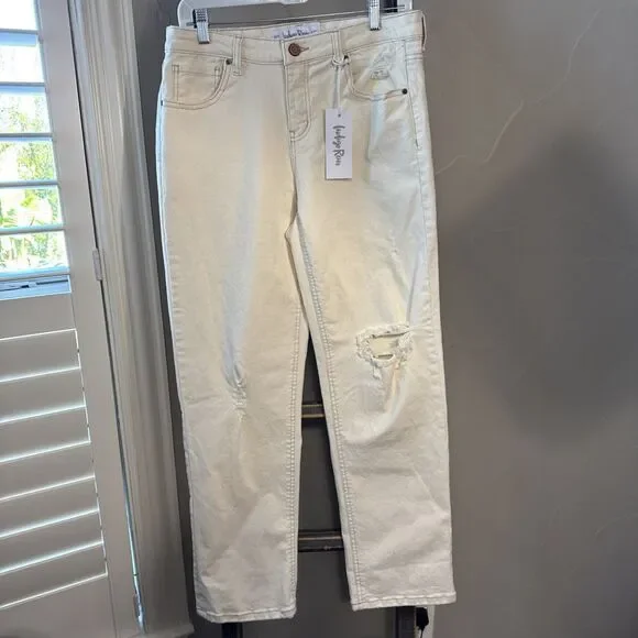 Indigo Rein Women Ivory Jeans Size 11 NWT Waist 29 length 27