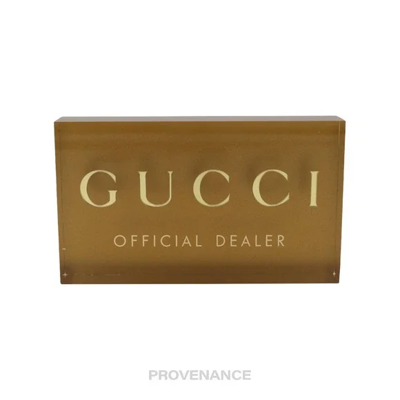 🔴 Gucci Official Dealer Retail Store Sign