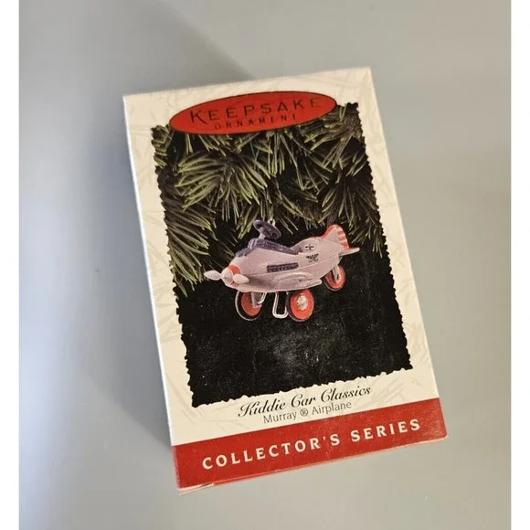 Hallmark Keepsake Kiddie Car Classics Murray Airplane Collector's Ornament 1996