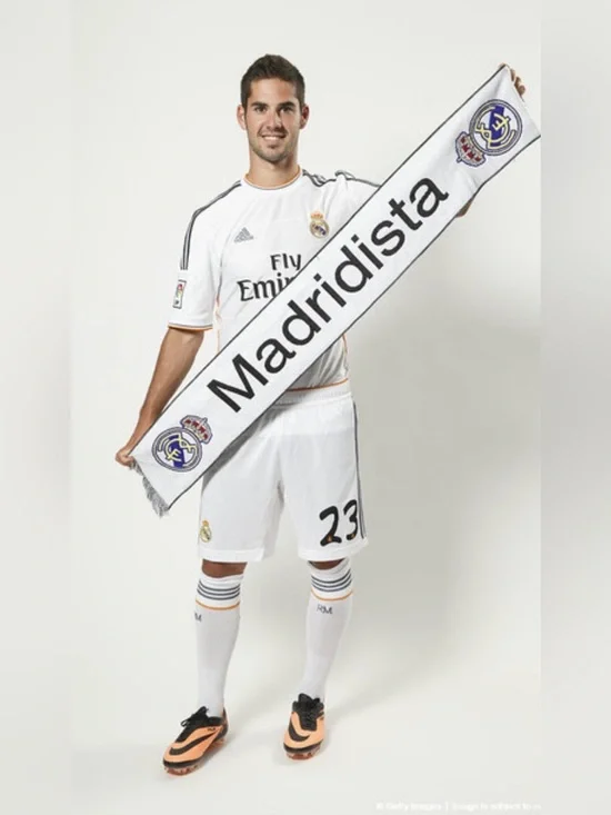 Real Madrid 'Madridista' World Cup Soccer Futbol Fan Scarf - White & Black