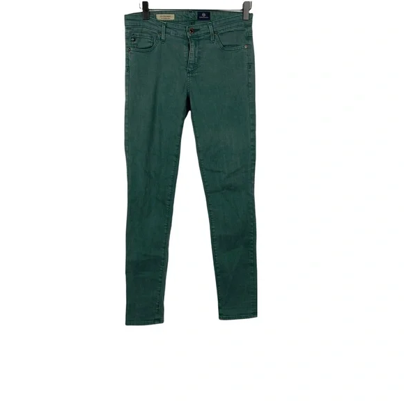 AG Adriano Goldschmied Green Jeans women size 27R