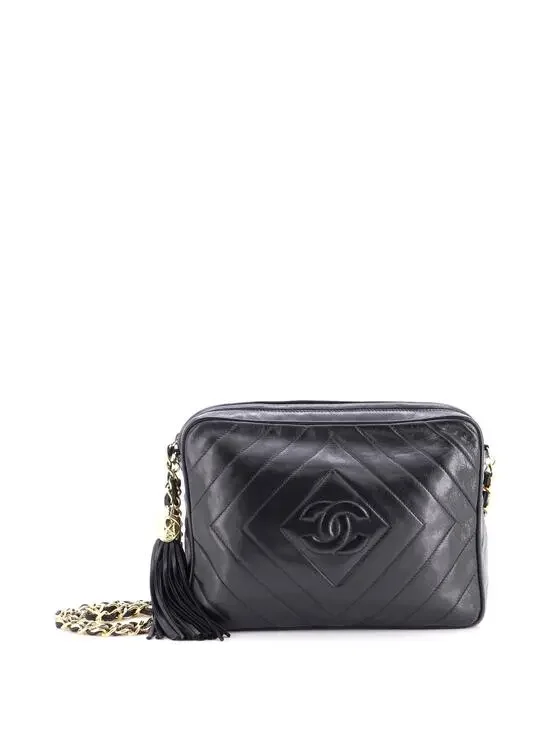 Chanel Vintage Diamond Cc Camera Bag #269700C24B