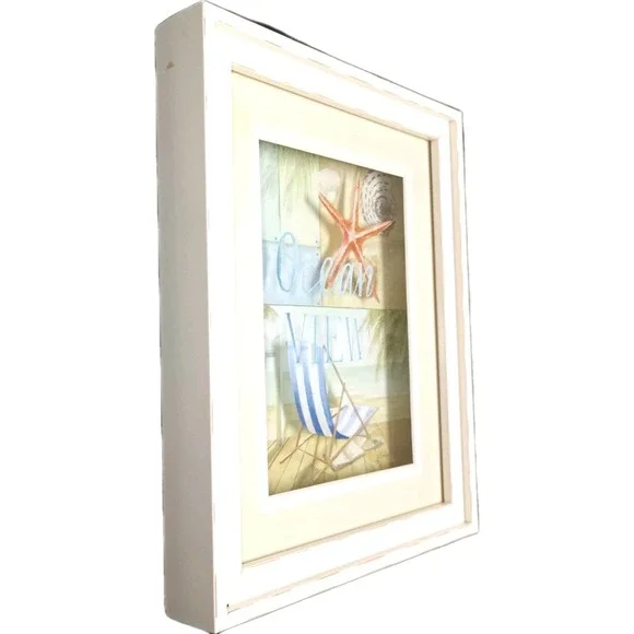 Beach Themed Nautical Shadow Box Decorations Beachcore Wall Decor 9