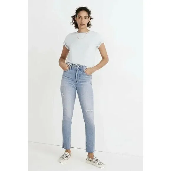 Madewell The Perfect Vintage Jean in Coffey Wash Worn-In Edition Size 28 MC492‎