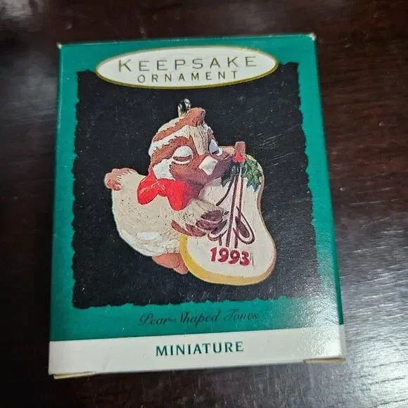 Pear Shaped Tones 1993 Hallmark Keepsake Miniature Ornament Collector's Series