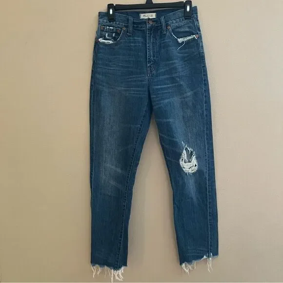 Madewell the perfect summer jeans women’s size 27 distressed high rise