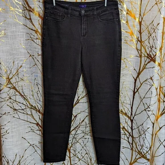 NYDJ black skinny jeans
