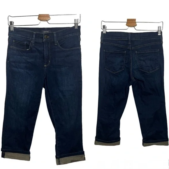 NYDJ Marilyn Crop Straight Leg Jeans