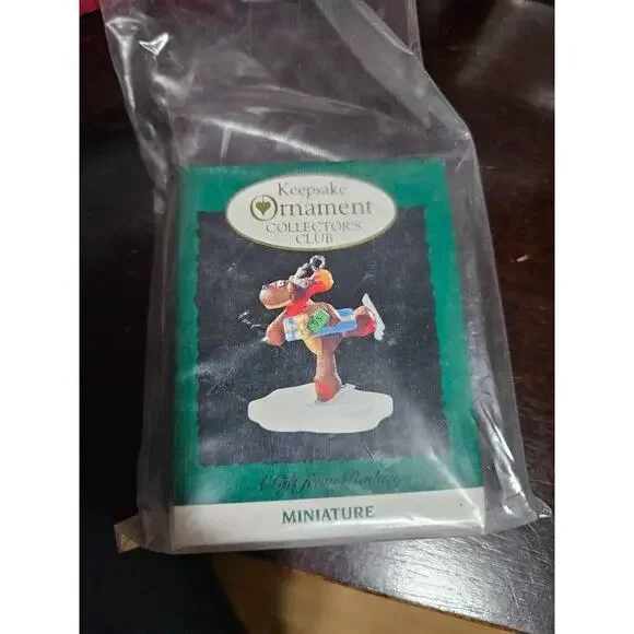 A Gift from Rodney 1995 Hallmark Keepsake Miniature Ornament Collector's Series